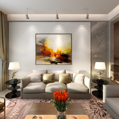 现代客餐厅全景