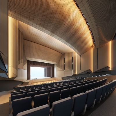 剧院大厅3D模型