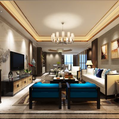 现代风格客厅