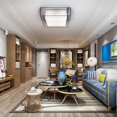 现代风格客厅