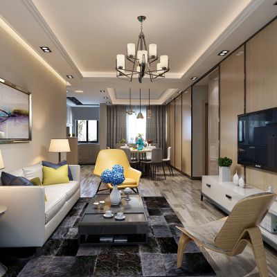 现代风格客厅