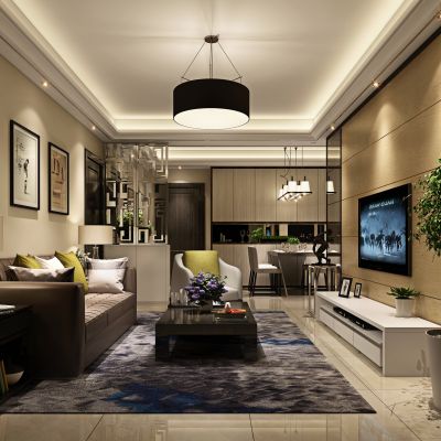 现代风格客厅