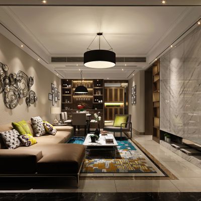 现代风格客厅