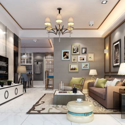现代风格客厅