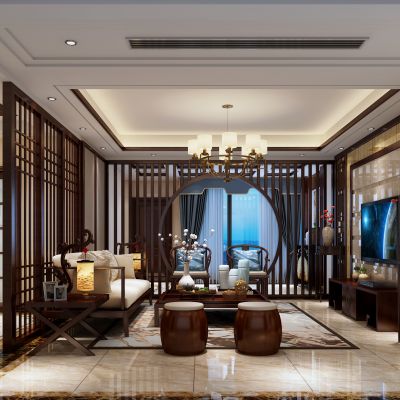 中式风格客厅