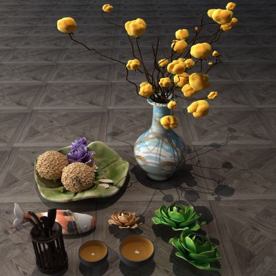 饰品摆件，书籍，花瓶，相框