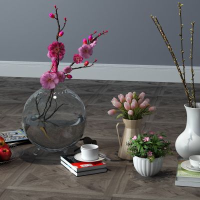 饰品摆件，书籍，花瓶，相框