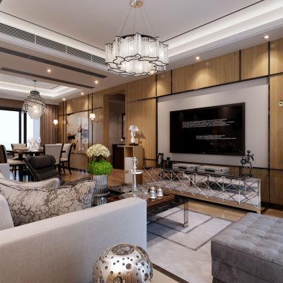 现代风格客厅