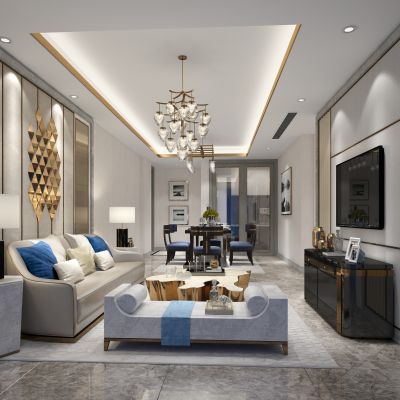 现代风格客厅
