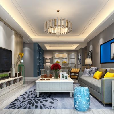 现代风格客厅