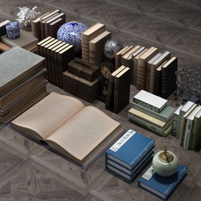 书籍，古籍，花瓶，瓷器