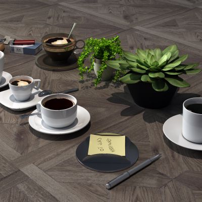 杯子，咖啡，茶