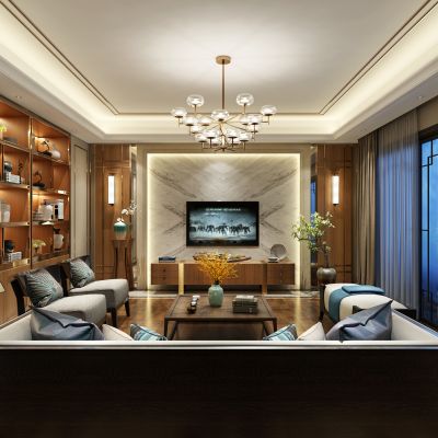 现代风格客厅
