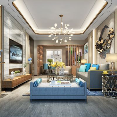 现代风格客厅