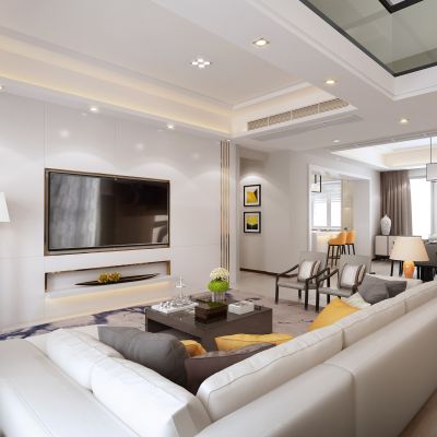 现代风格客厅