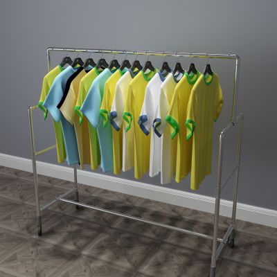 衣服，衣架，衣柜