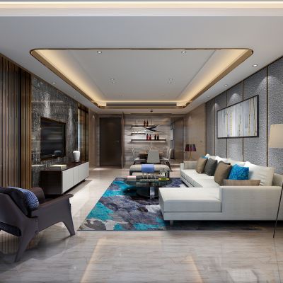 现代风格客厅
