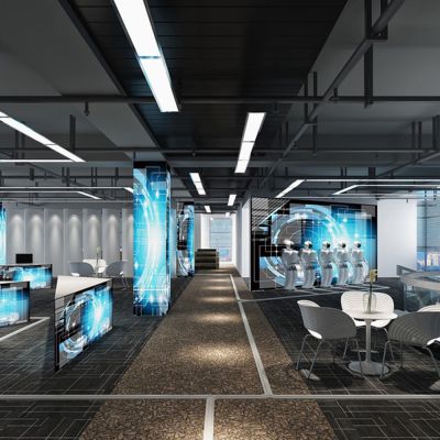 智能机器人体验店