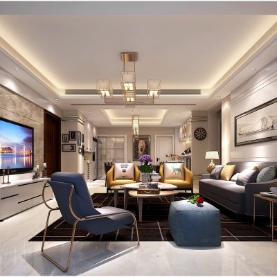 现代风格客厅