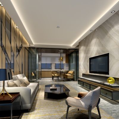 现代风格客厅