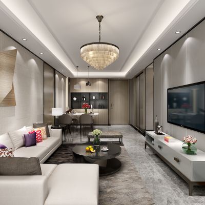 现代风格客厅