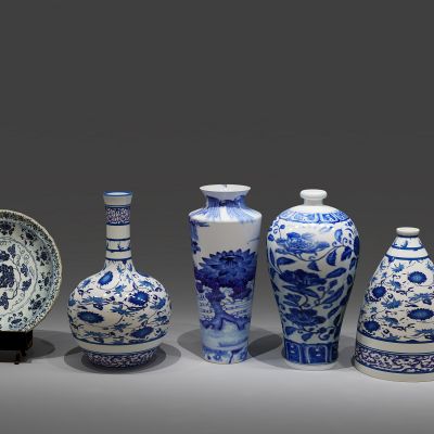 陶瓷器皿，瓷器，古董，工艺品，陶罐