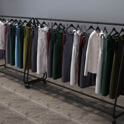 衣服，衣架，衣柜