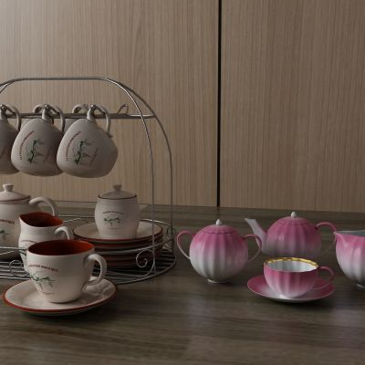 茶具，茶杯，陶瓷，水壶