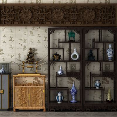 博古架，置物架，装饰架