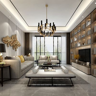 现代风格客厅