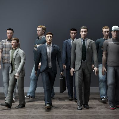 人物，男人，女人，角色