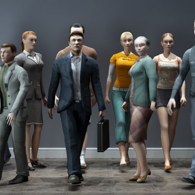 人物，男人，女人，角色