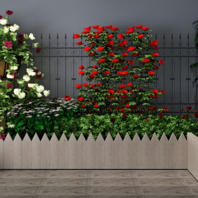 植物，小品，景观，假山