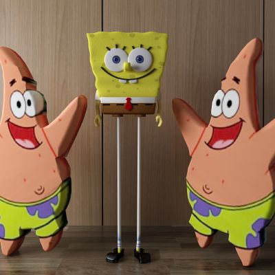 玩具，海绵宝宝