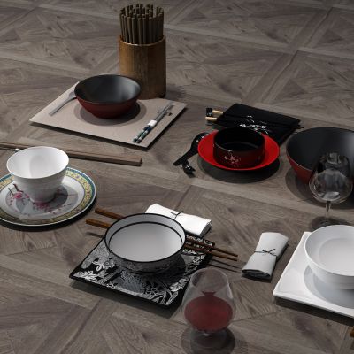 餐具，碗碟，酒杯，盘子