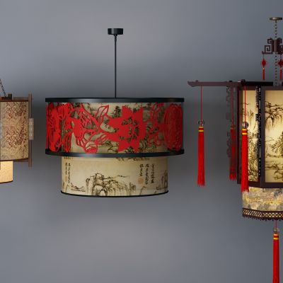 吊灯，中式灯，装饰灯