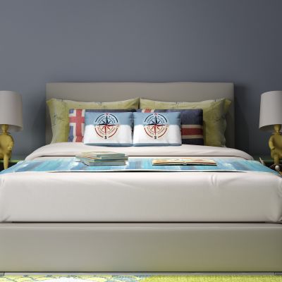 双人床，儿童床