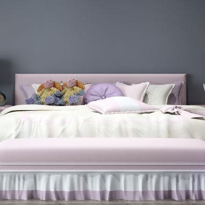 欧式双人床，儿童床