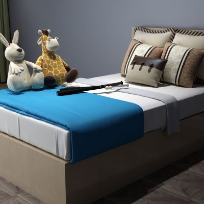 双人床，儿童床