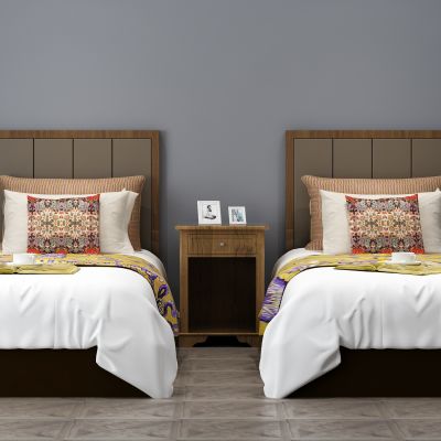 客房，包厢房3D模型