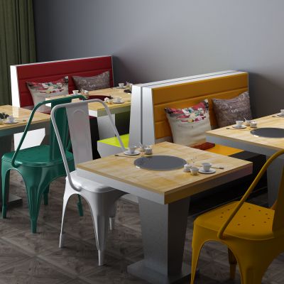 餐桌，餐桌椅，火锅，卡座