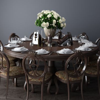 餐桌，圆桌，包厢桌