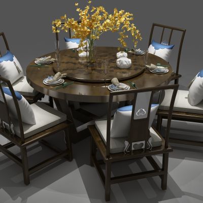 圆桌，餐桌，包厢桌