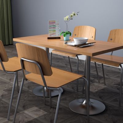 长桌，餐桌，卡座