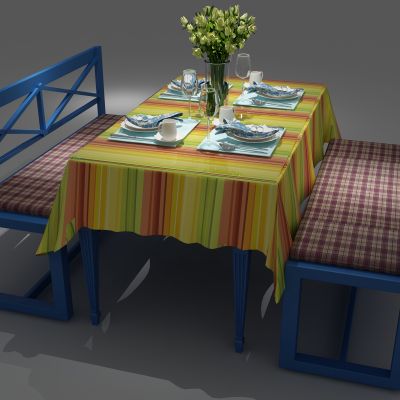 长桌，餐桌，卡座