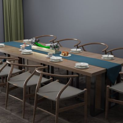 长桌，餐桌，卡座，西餐桌