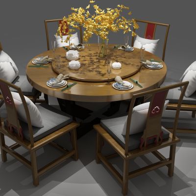 圆桌，餐桌，包厢桌