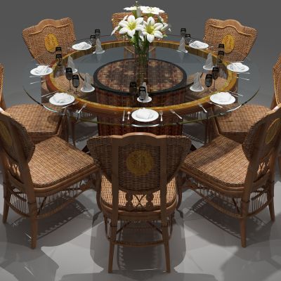 圆桌，餐桌，包厢桌