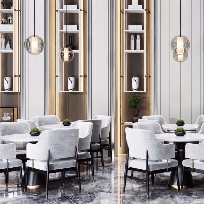 新中式大厅休息区