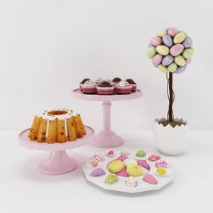 现代甜点食品陈设品组合